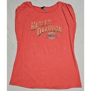 HARLEY Davidson Pink Bling T-Shirt